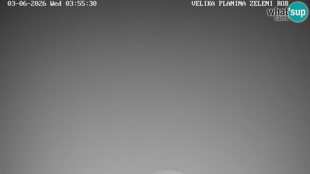 Zeleni Rob | Webcam en vivo Velika Planina