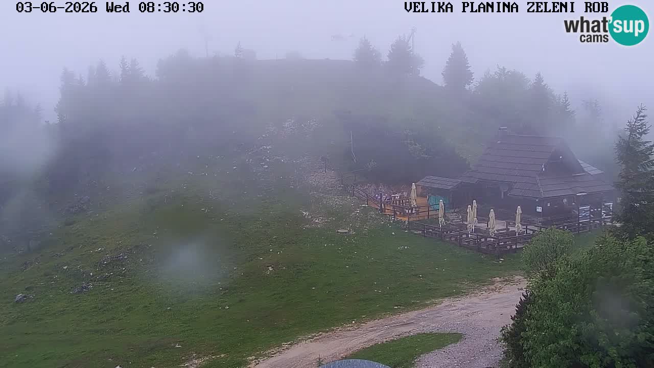 Zeleni Rob – Webcam live | Velika Planina