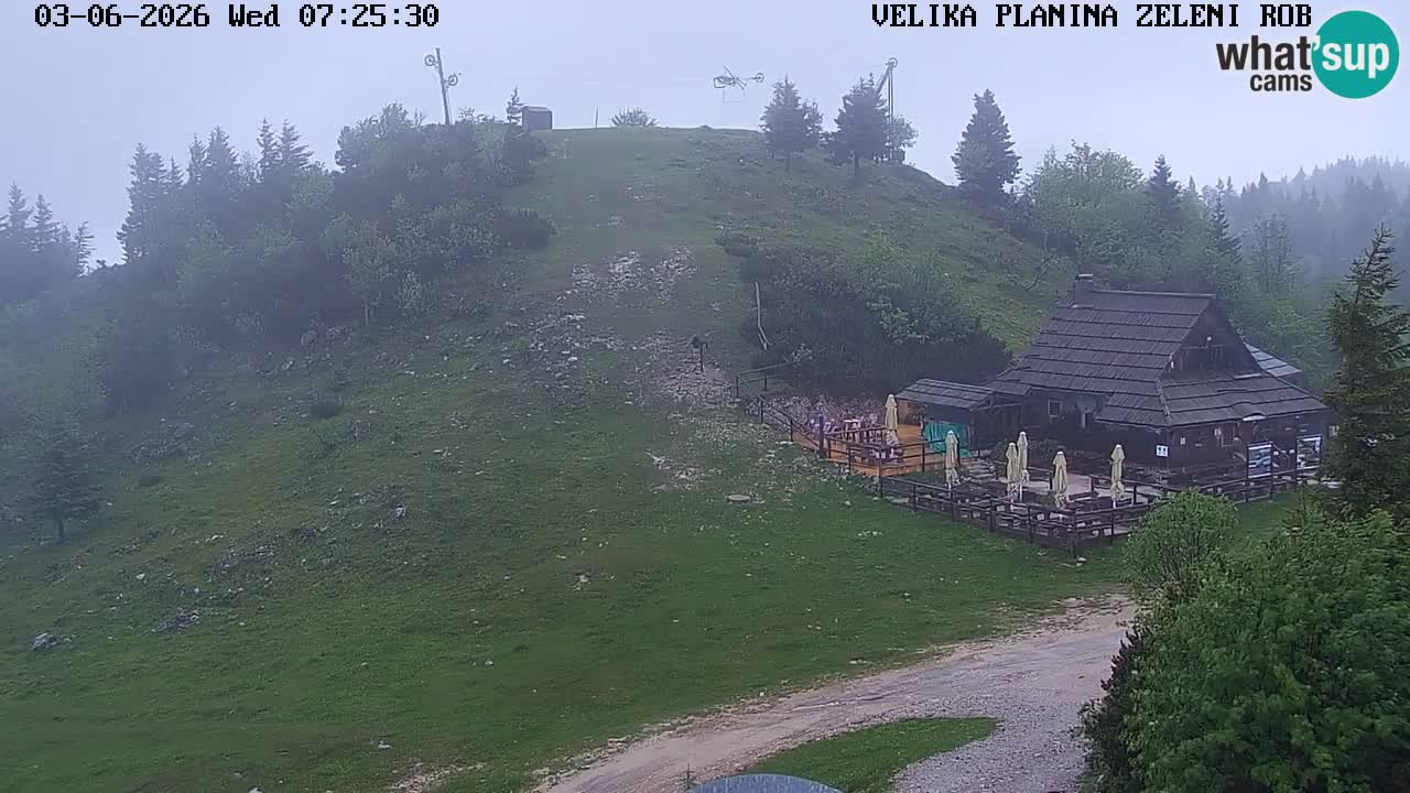Zeleni Rob | Webcam live Velika Planina