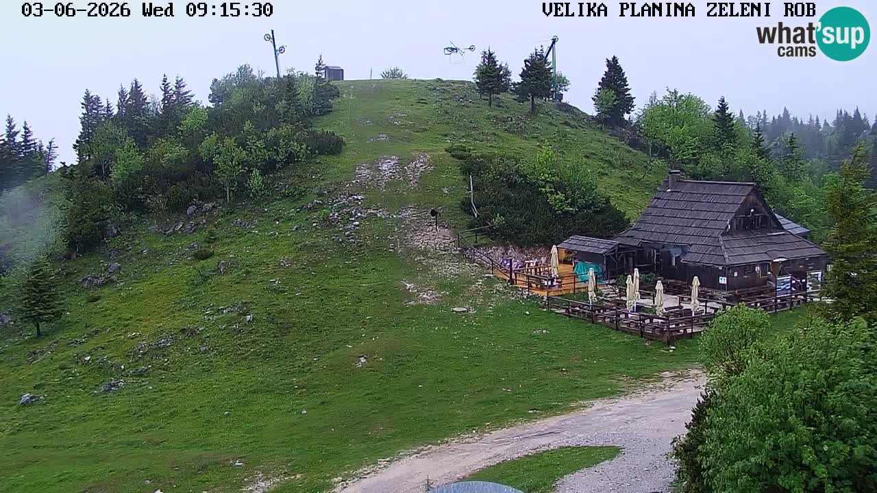Zeleni Rob – Webcam live | Velika Planina