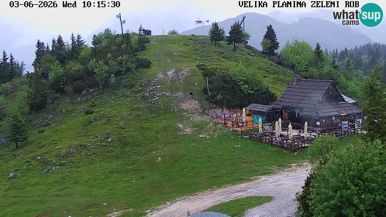 Zeleni Rob | Web kamera Velika Planina