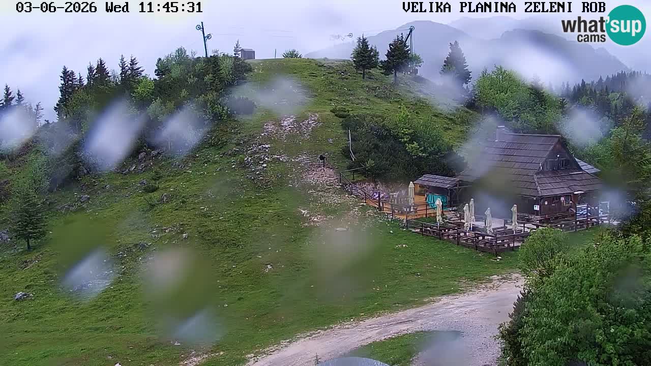 Zeleni Rob – Webcam live | Velika Planina