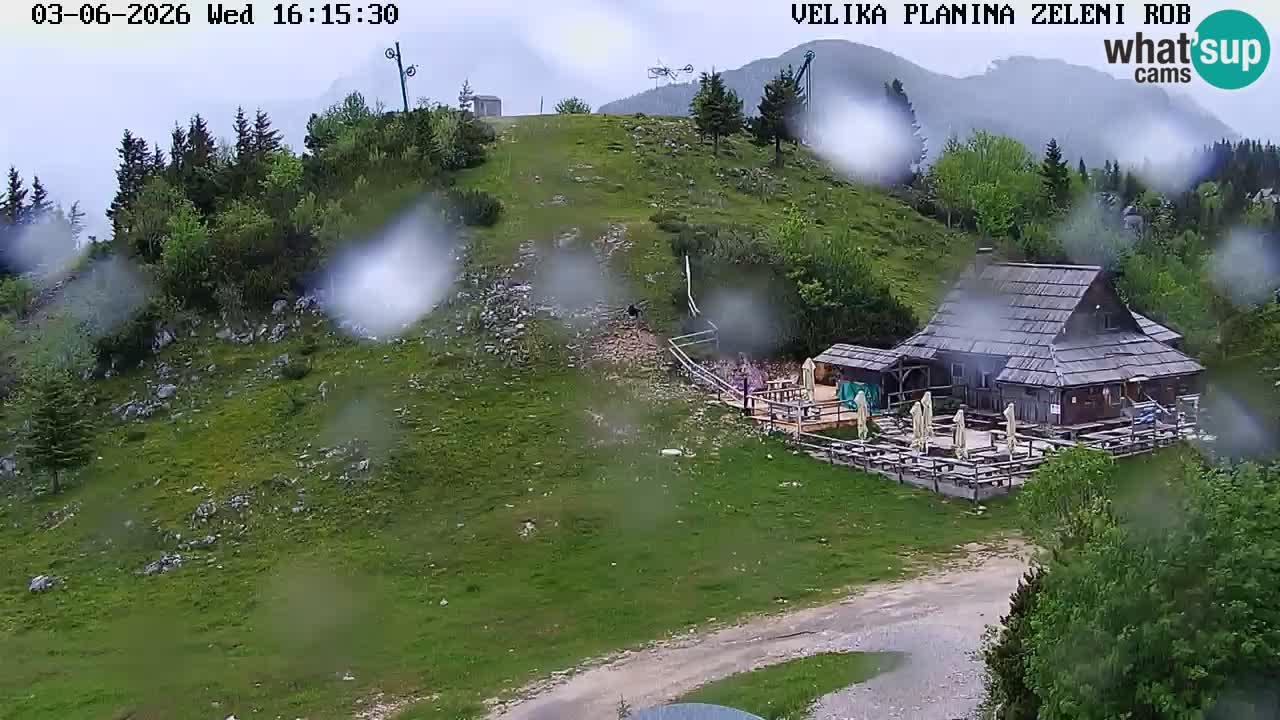 Zeleni Rob – Webcam live | Velika Planina