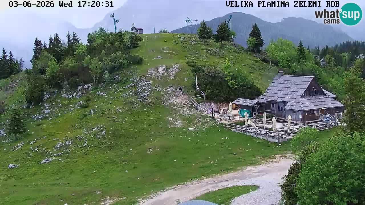 Zeleni Rob – Webcam live | Velika Planina