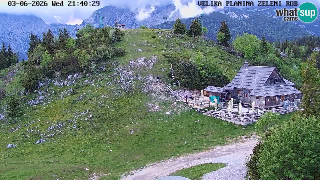 Zeleni Rob – Webcam live | Velika Planina