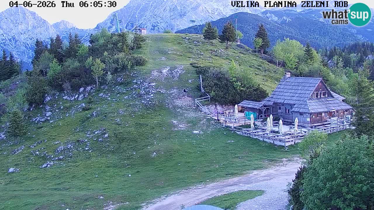 Zeleni Rob – Webcam live | Velika Planina