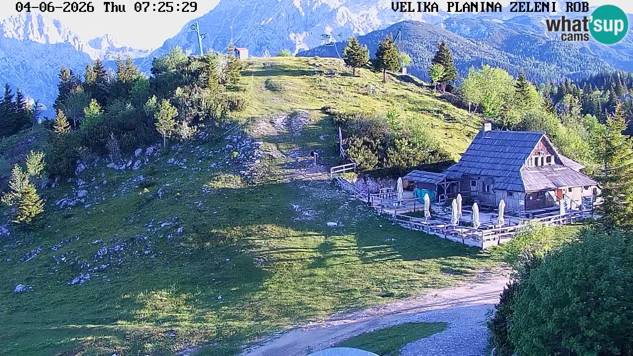 Zeleni Rob – Webcam live | Velika Planina