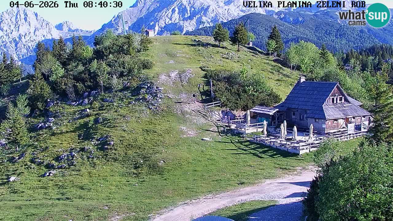 Zeleni Rob – Webcam live | Velika Planina