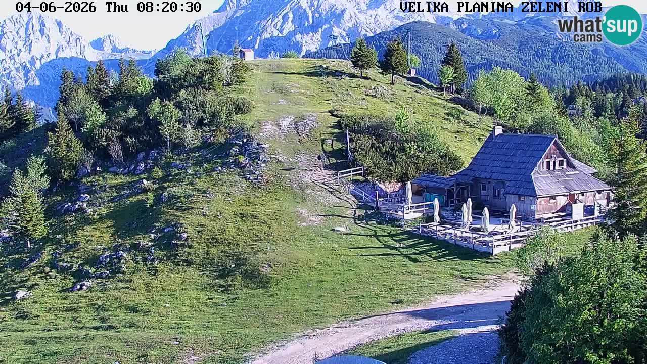 Zeleni Rob – Webcam live | Velika Planina