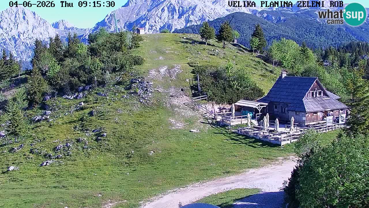 Zeleni Rob – Webcam live | Velika Planina
