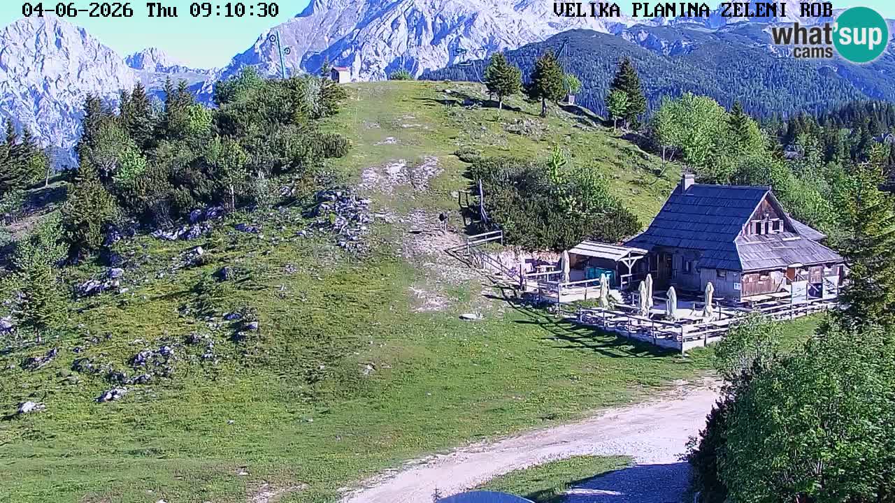 Zeleni Rob – Webcam live | Velika Planina