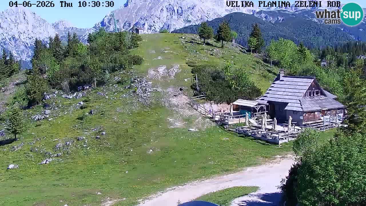 Zeleni Rob | Webcam live Velika Planina