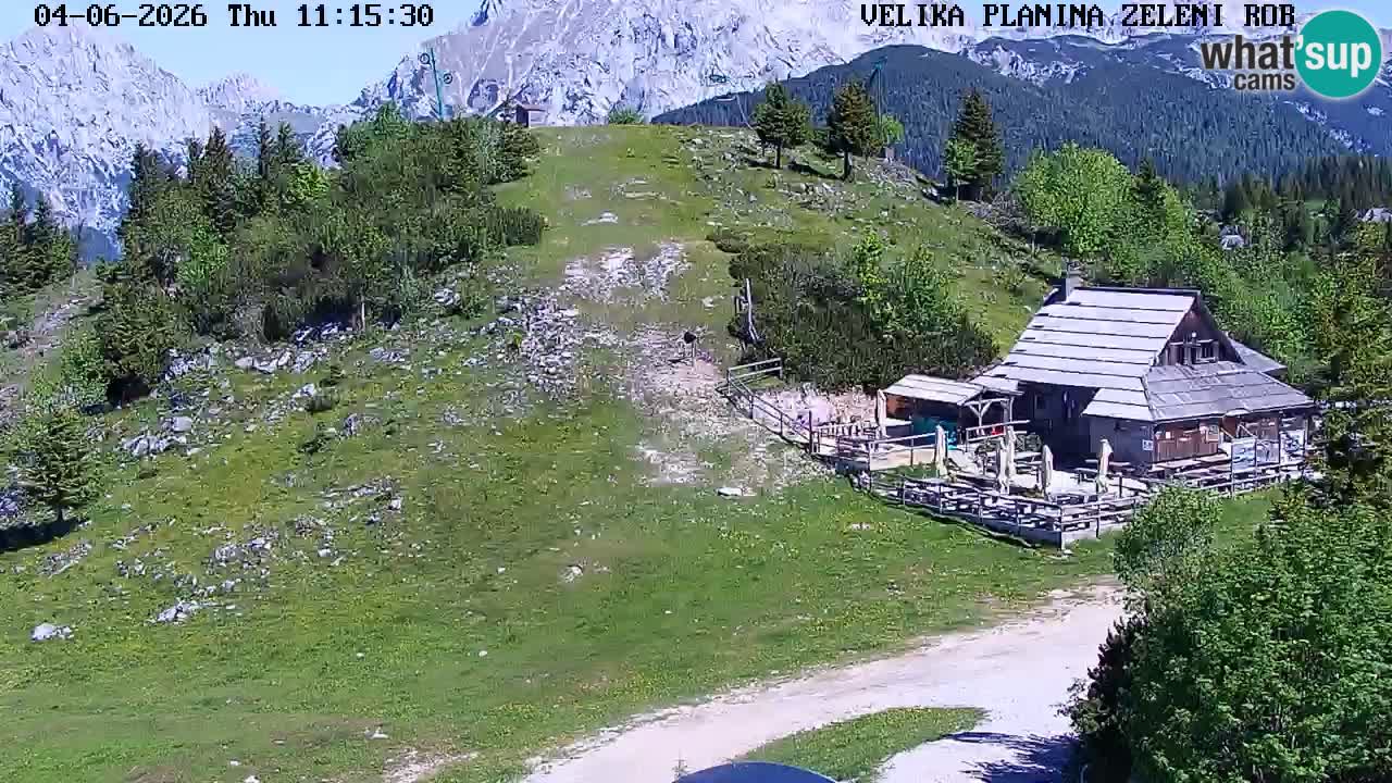 Zeleni Rob – Webcam live | Velika Planina