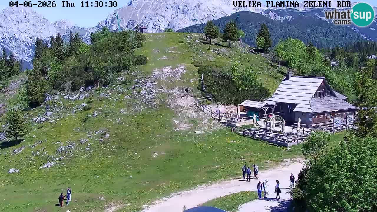 Zeleni Rob – Webcam live | Velika Planina