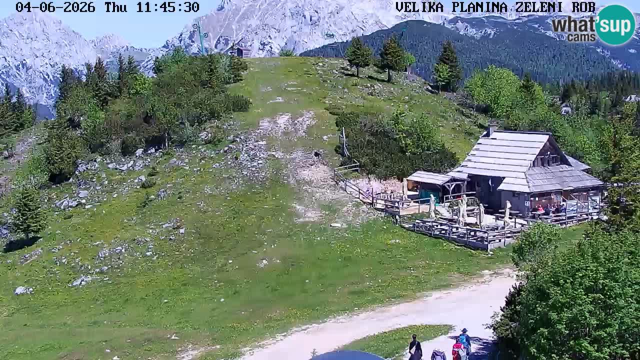 Zeleni Rob – Webcam live | Velika Planina
