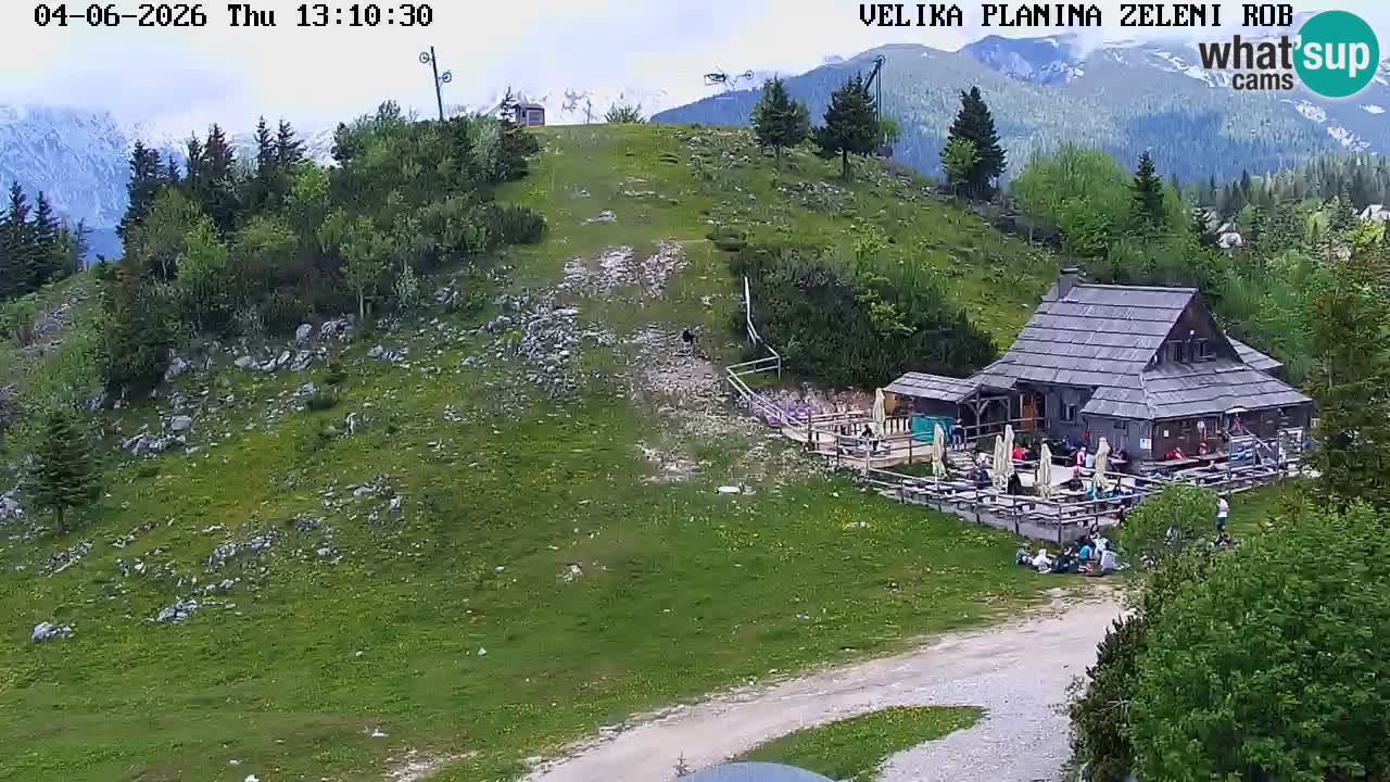Zeleni Rob | Webcam live Velika Planina