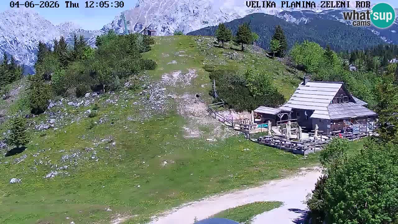 Zeleni Rob – Webcam live | Velika Planina