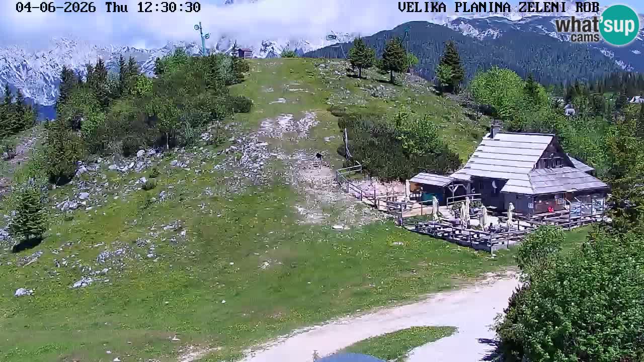 Zeleni Rob – Webcam live | Velika Planina