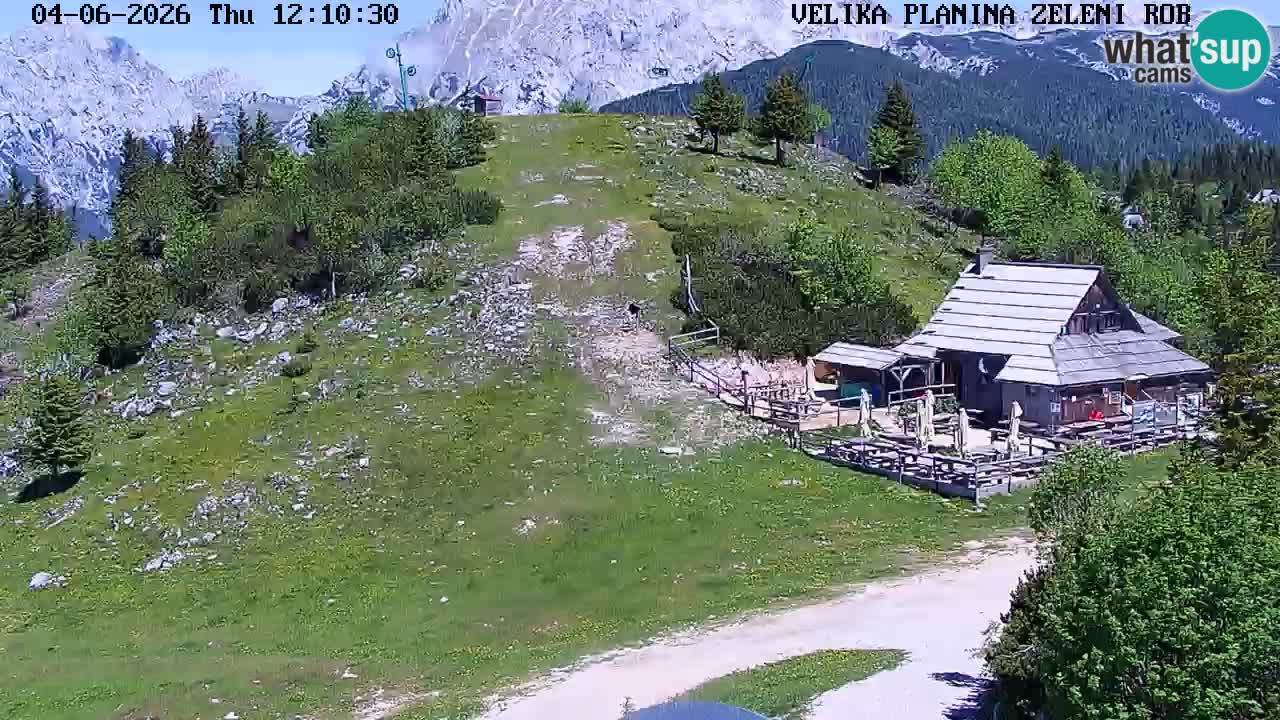 Zeleni Rob | Webcam live Velika Planina