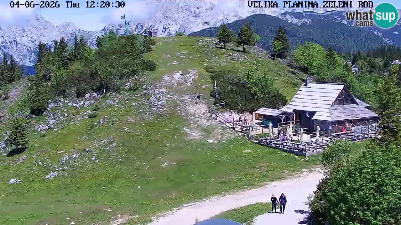 Zeleni Rob – Webcam live | Velika Planina