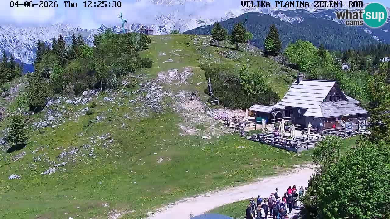 Zeleni Rob | Webcam live Velika Planina