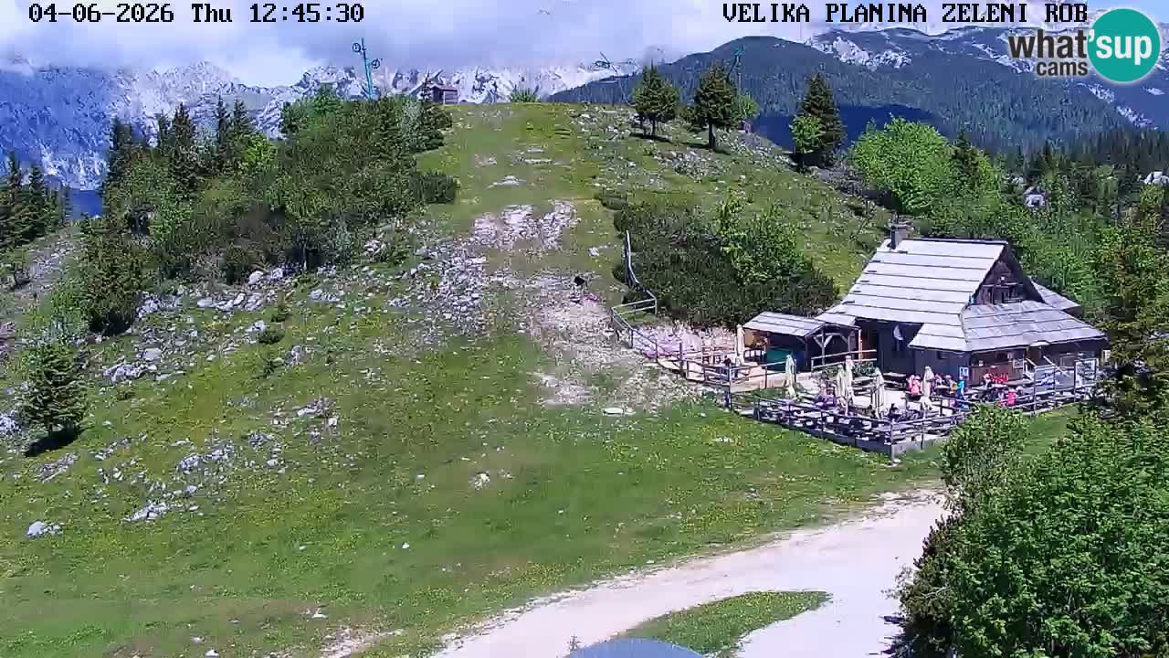 Zeleni Rob | Web kamera Velika Planina
