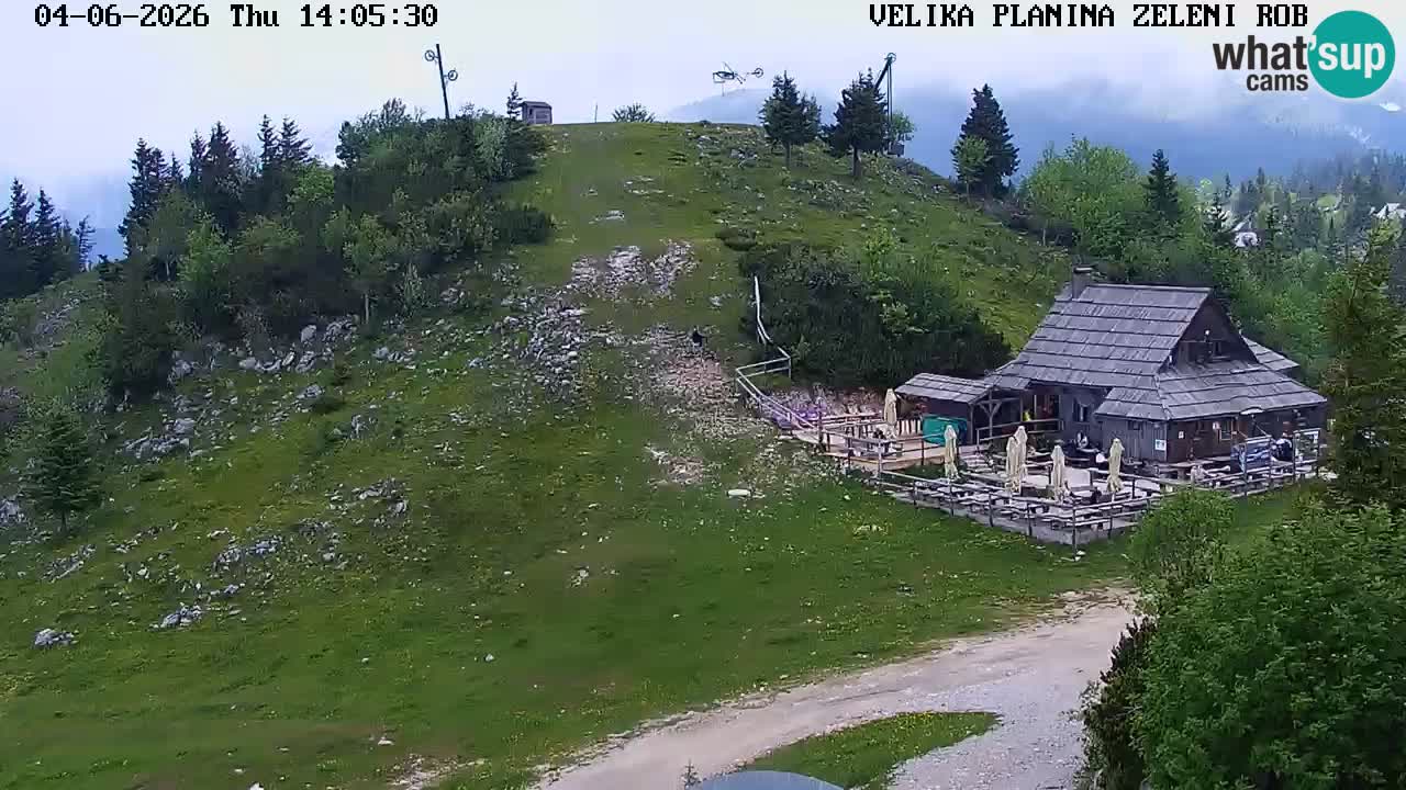 Zeleni Rob – Webcam live | Velika Planina