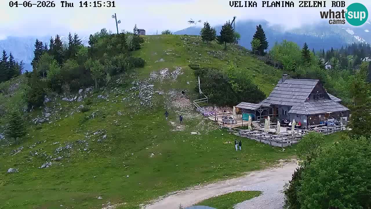 Zeleni Rob | Web kamera Velika Planina