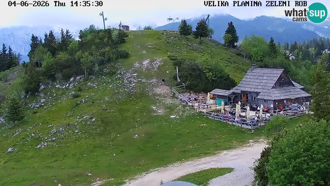 Zeleni Rob – Webcam live | Velika Planina