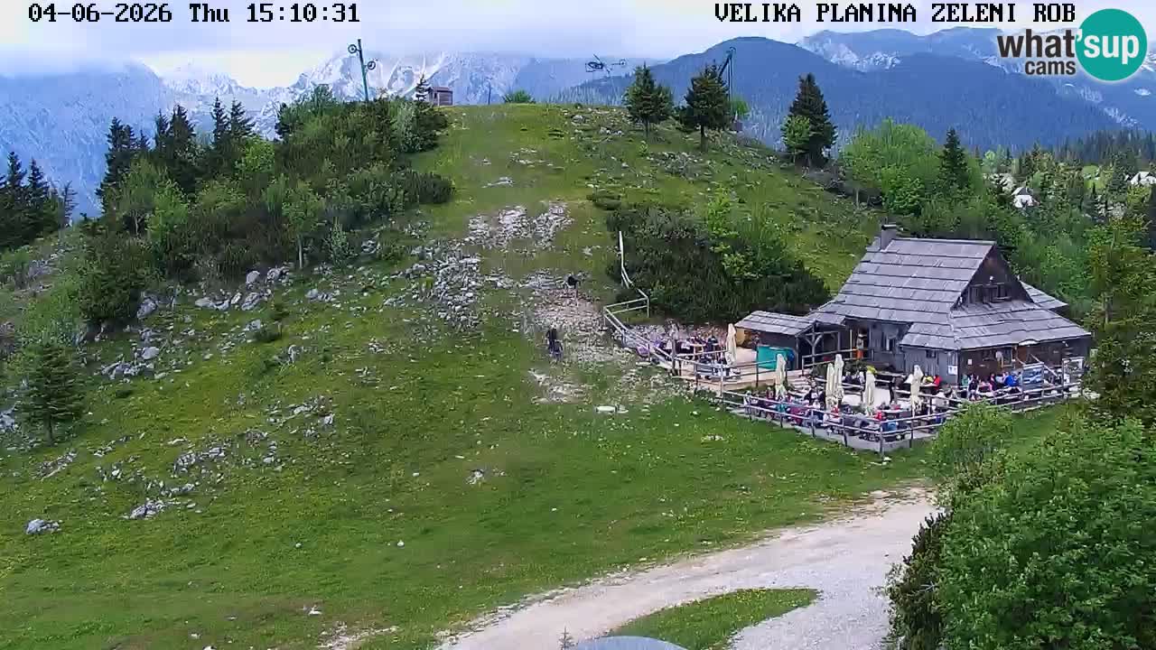 Zeleni Rob – Webcam live | Velika Planina