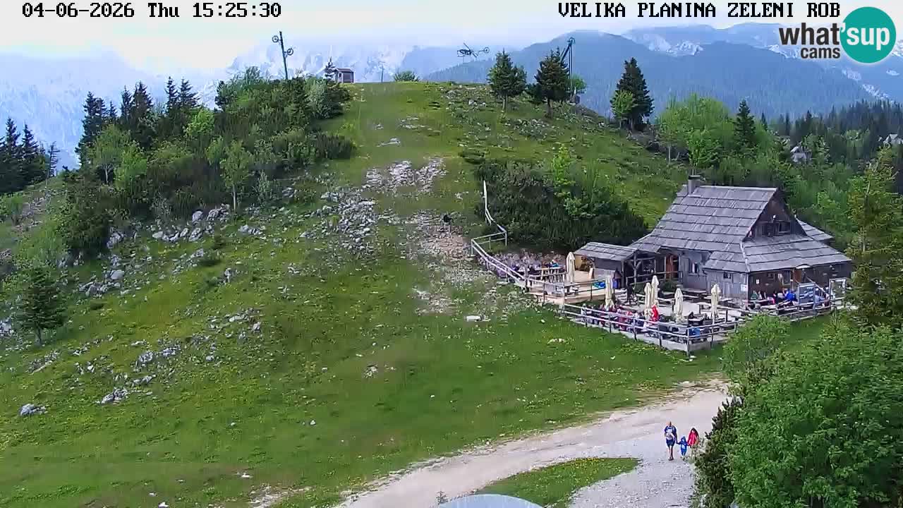 Zeleni Rob | Web kamera Velika Planina