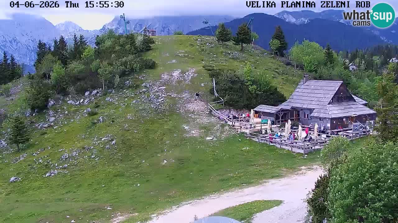 Zeleni Rob – Webcam live | Velika Planina