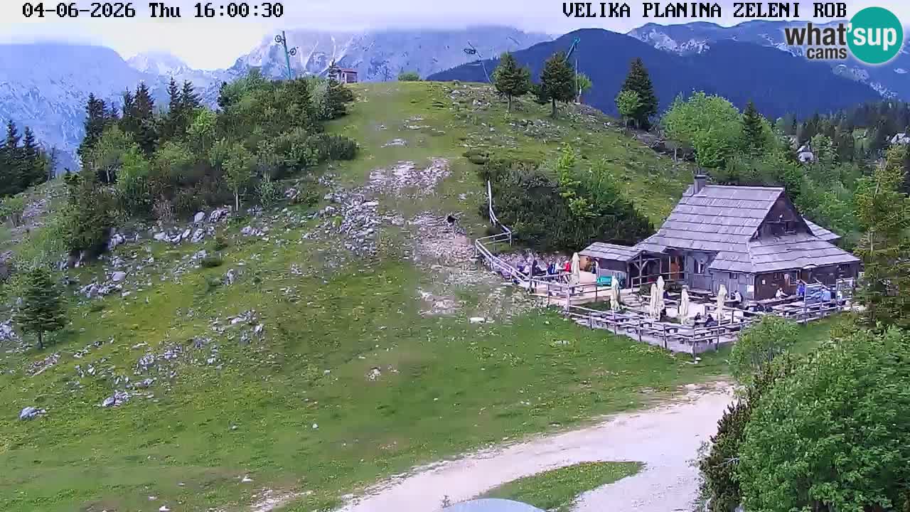 Zeleni Rob – Webcam live | Velika Planina