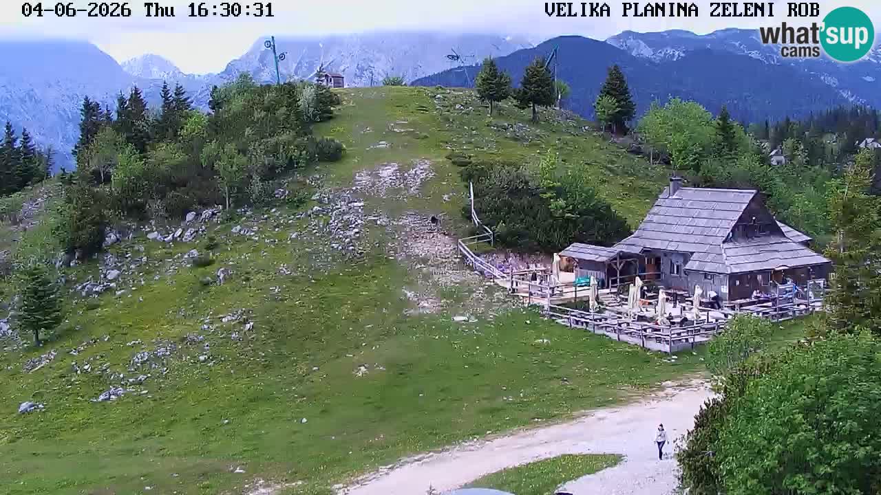 Zeleni Rob | Web kamera Velika Planina