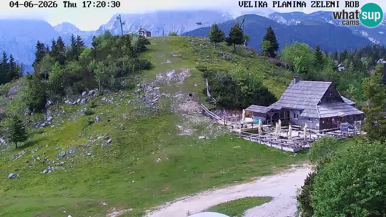 Zeleni Rob – Webcam live | Velika Planina