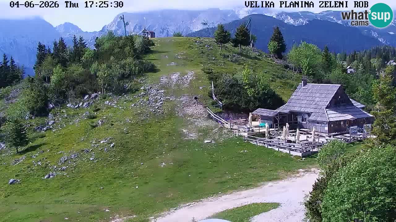 Zeleni Rob – Webcam live | Velika Planina
