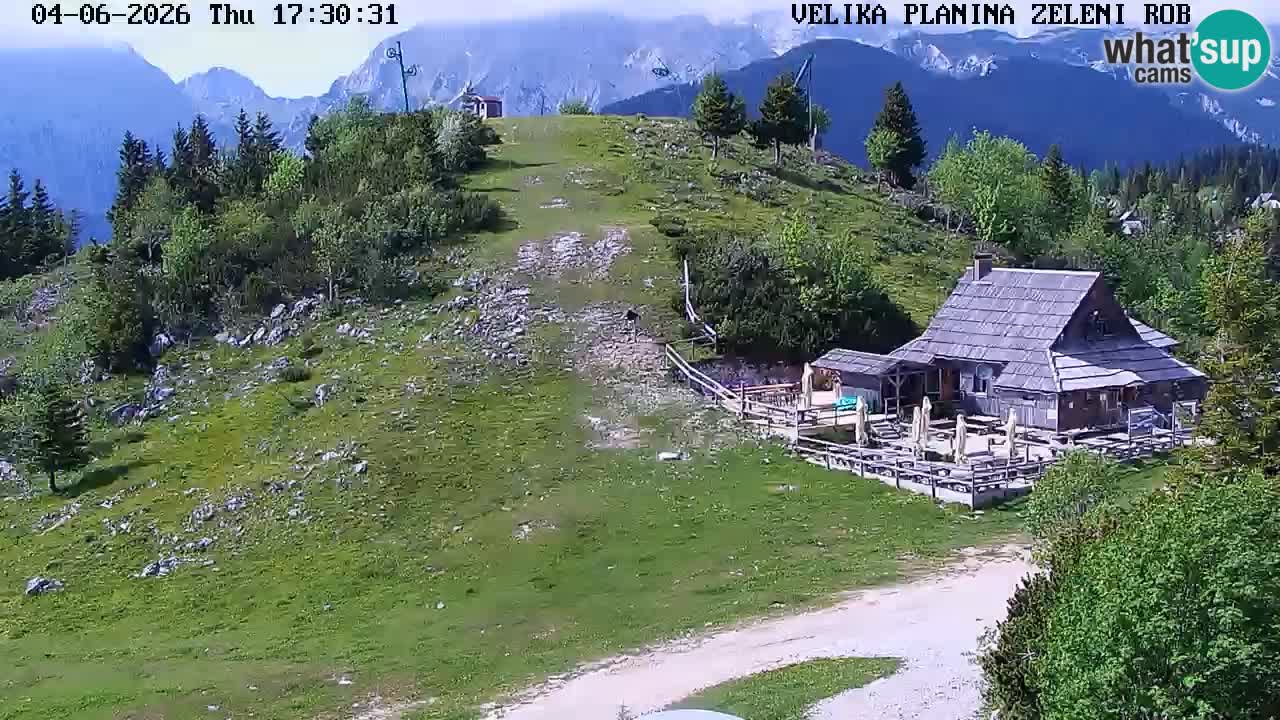 Zeleni Rob | Webcam live Velika Planina