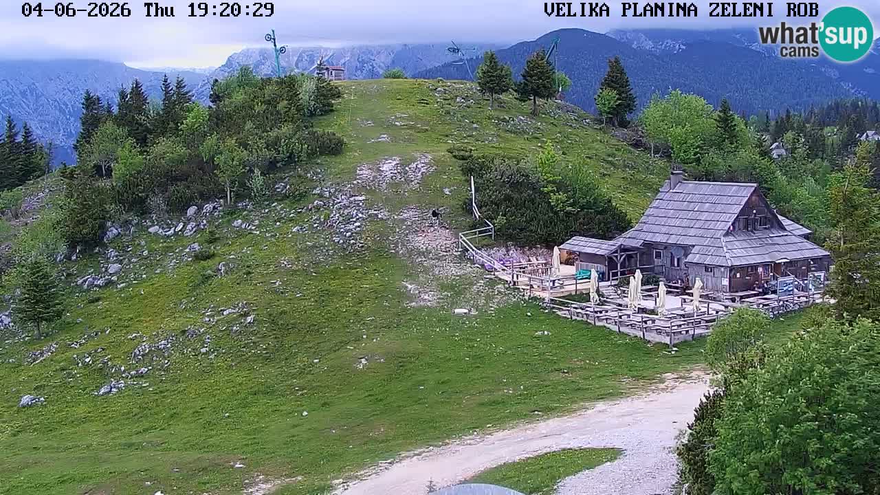 Zeleni Rob – Webcam live | Velika Planina