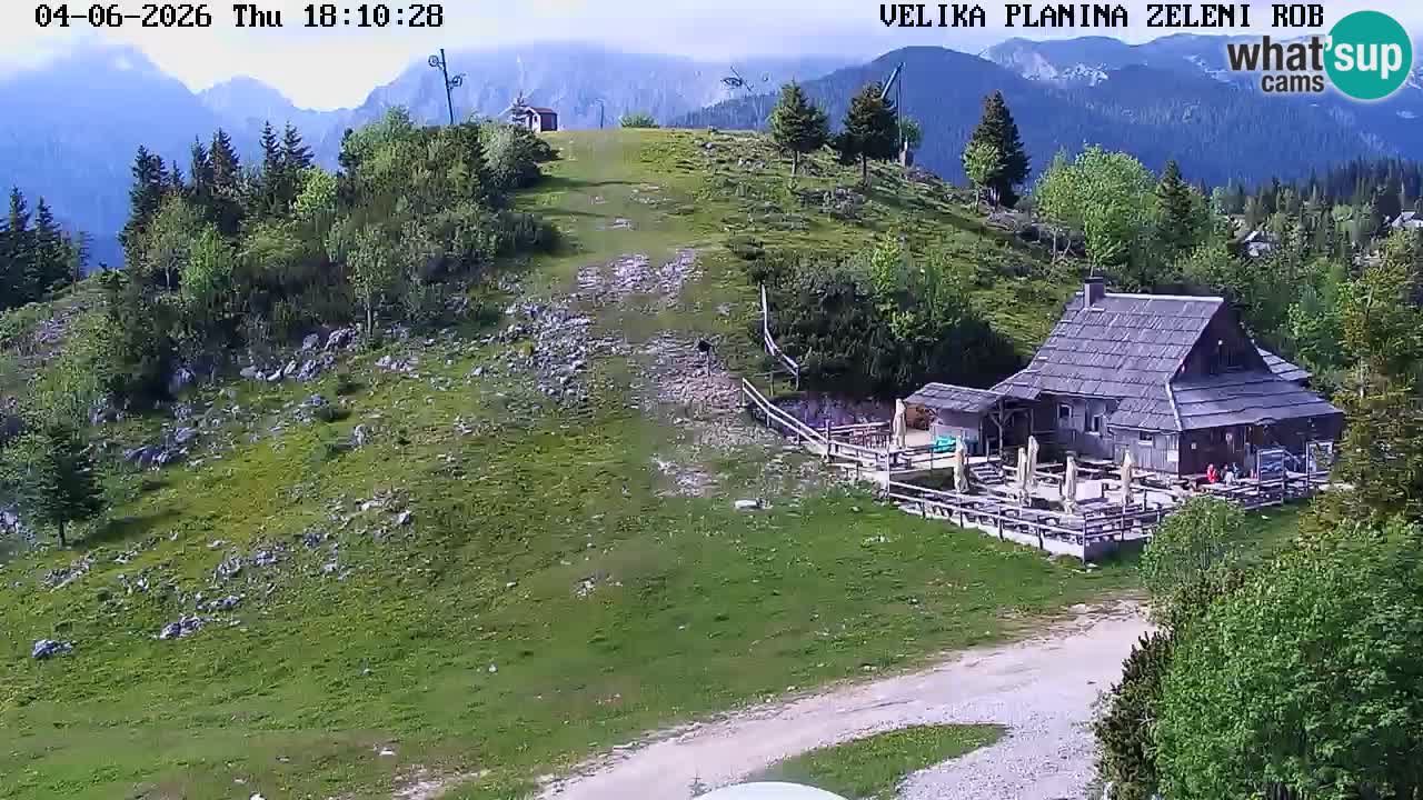 Zeleni Rob – Webcam live | Velika Planina