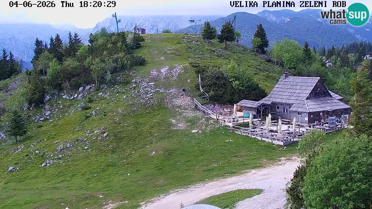 Zeleni Rob | Webcam live Velika Planina
