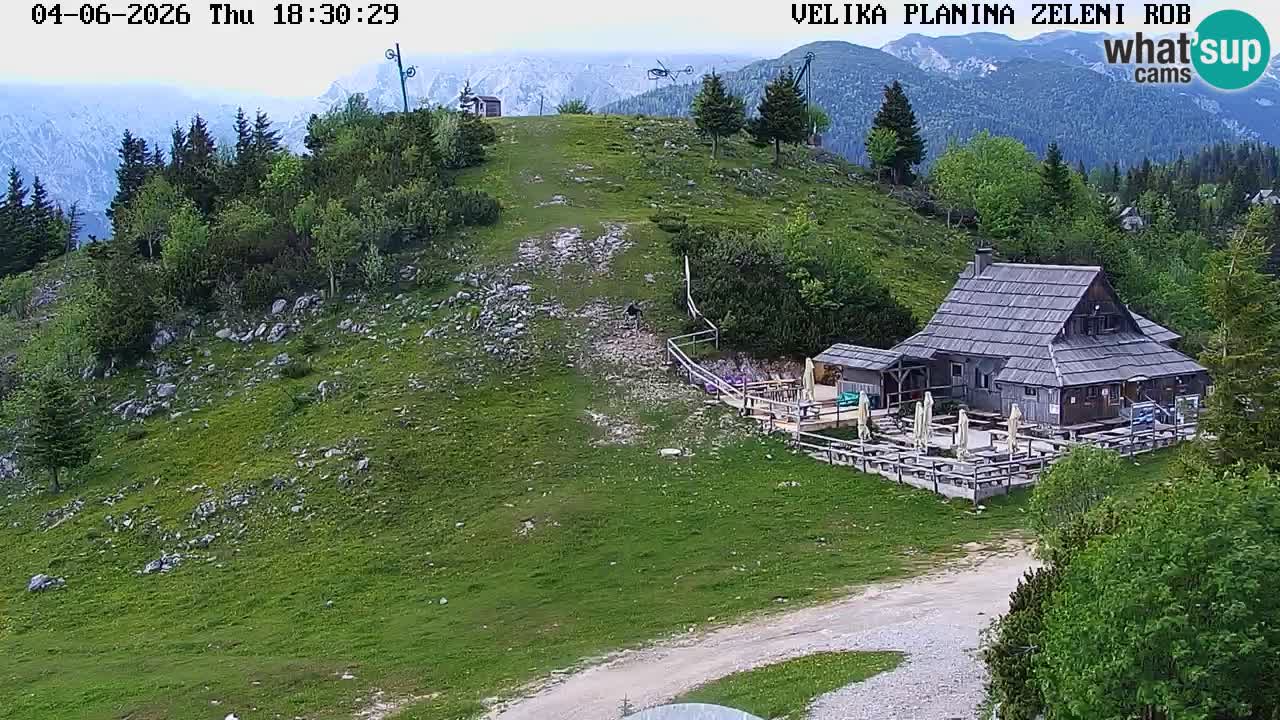 Zeleni Rob – Webcam live | Velika Planina
