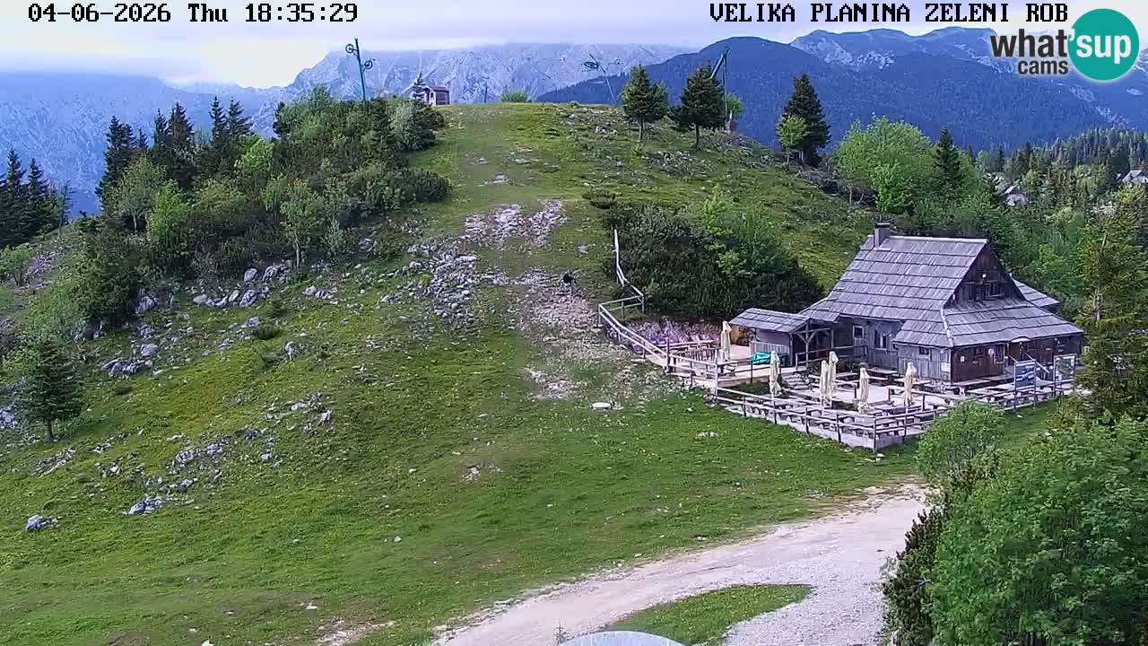 Zeleni Rob – Webcam live | Velika Planina