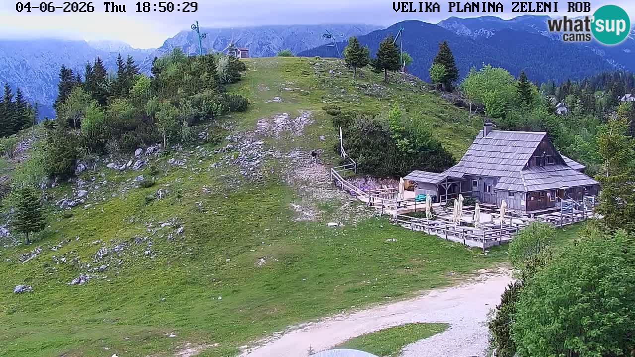 Zeleni Rob | Webcam live Velika Planina