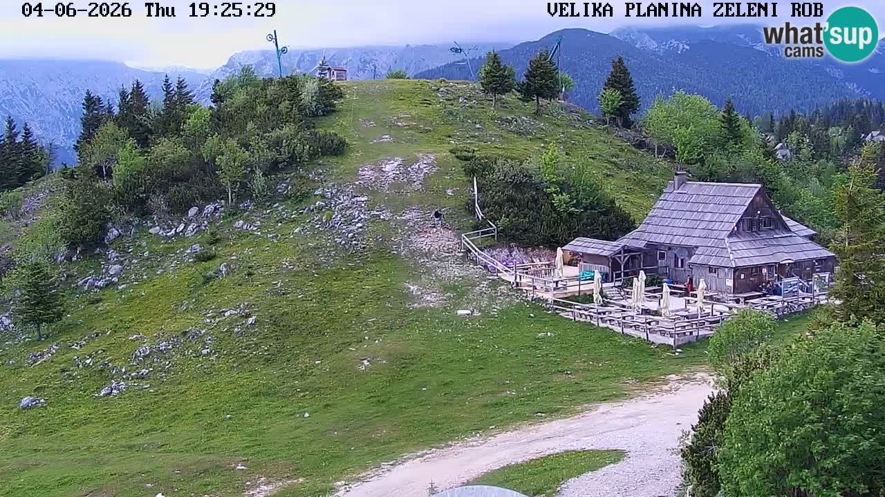Zeleni Rob – Webcam live | Velika Planina