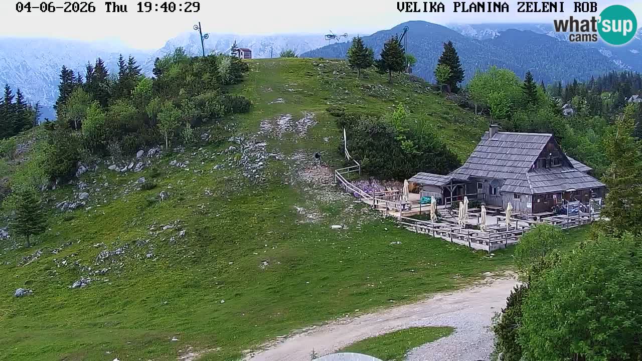 Zeleni Rob | Webcam live Velika Planina