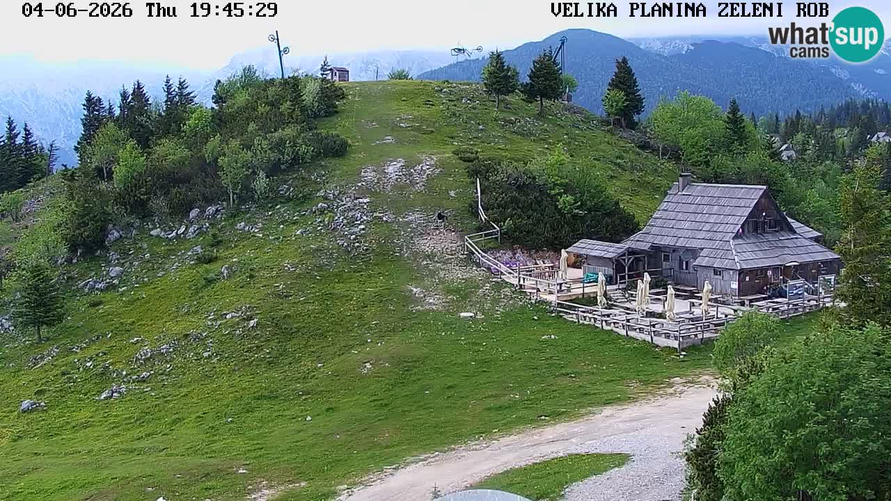 Zeleni Rob – Webcam live | Velika Planina