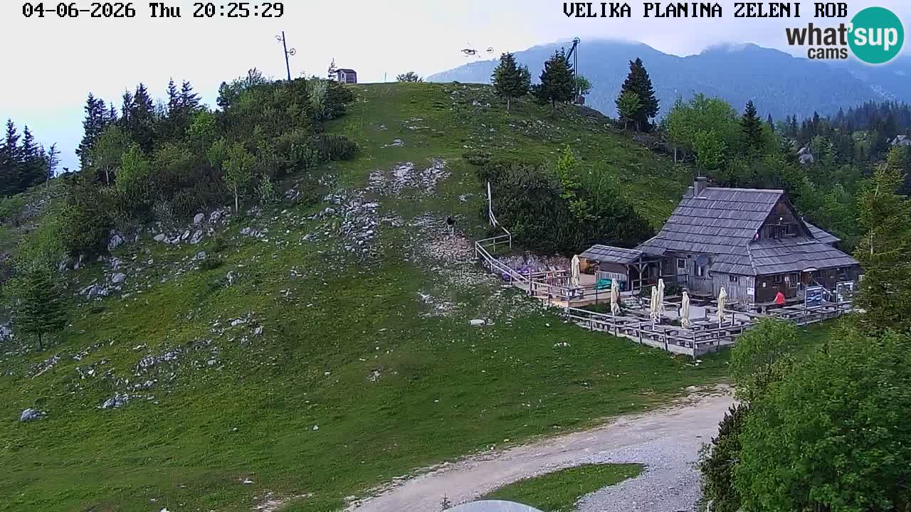 Zeleni Rob – Webcam live | Velika Planina