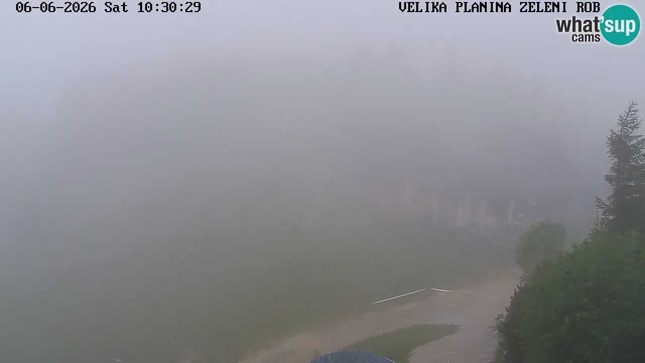 Zeleni Rob | Webcam en vivo Velika Planina