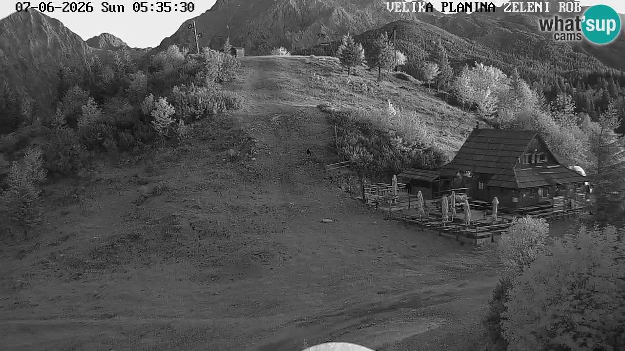 Zeleni Rob – Webcam live | Velika Planina
