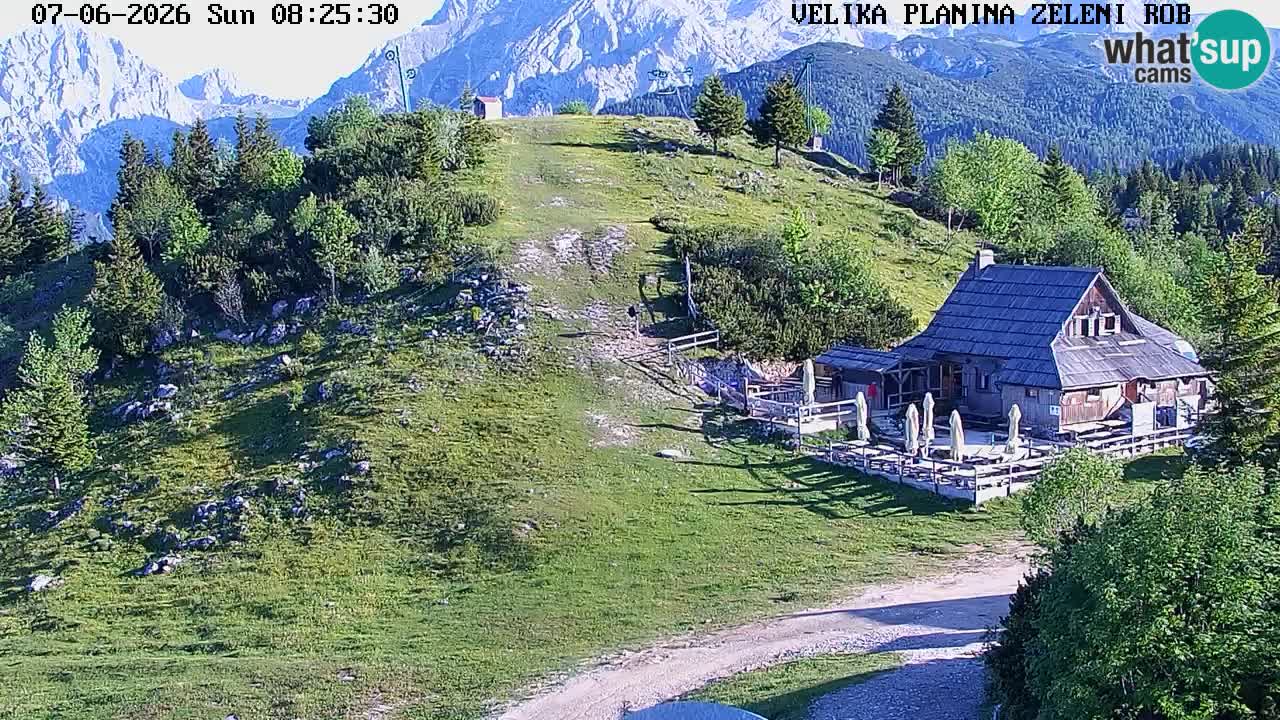 Zeleni Rob – Webcam live | Velika Planina